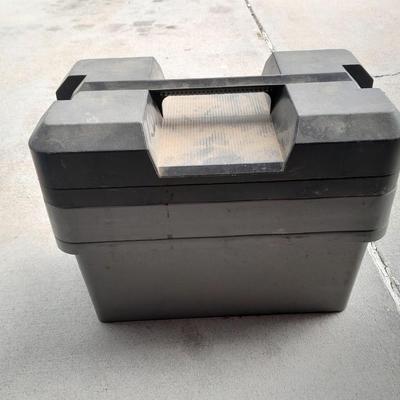 Multi-level Craftsman toolbox with tools