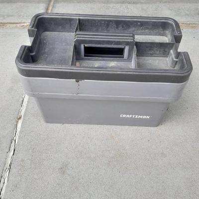 Multi-level Craftsman toolbox with tools