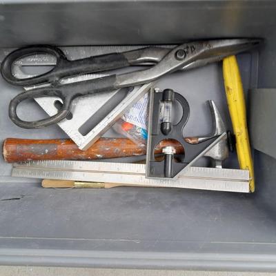 Multi-level Craftsman toolbox with tools