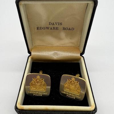 Vintage Metropolitan England Police Hats & Cufflinks *Read Details