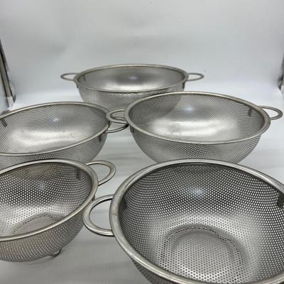 Stainless Steel Colander Set of 5