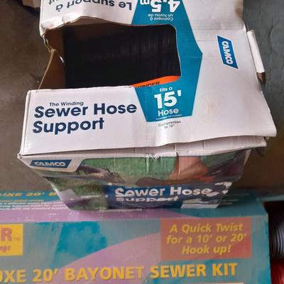 RV / CAMPER Sewer hose support, and 20' Bayonet sewer kit
