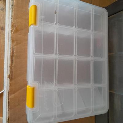 Rubbermaid Roughneck drop bins and Divided hardware / craft organizers