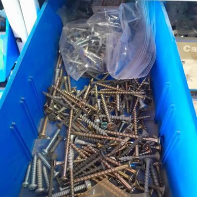 Metal hardware organizer with contents (1)