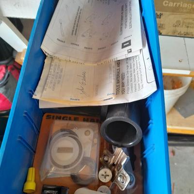 Metal hardware organizer with contents (1)