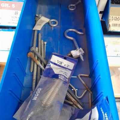 Metal hardware organizer with contents (1)