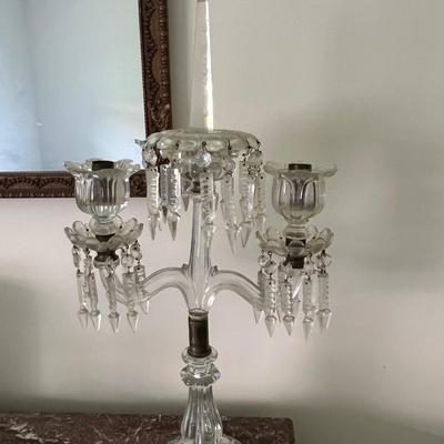 Vintage Crystal Candelabra *Read Details