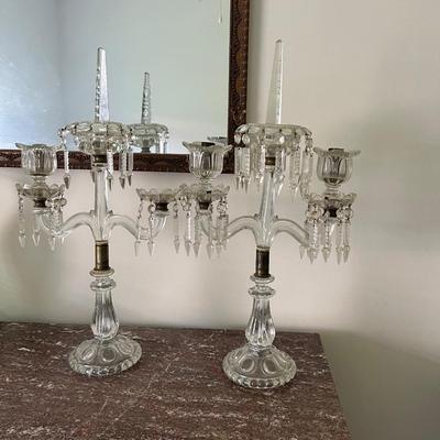 Vintage Crystal Candelabra *Read Details