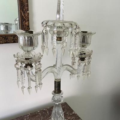 Vintage Crystal Candelabra *Read Details