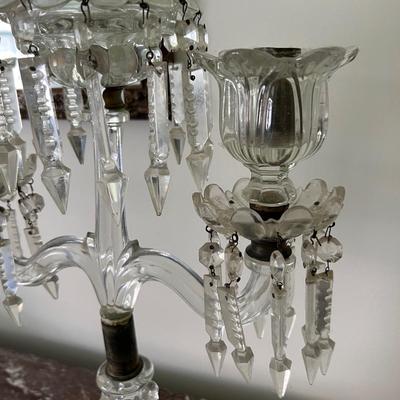 Vintage Crystal Candelabra *Read Details