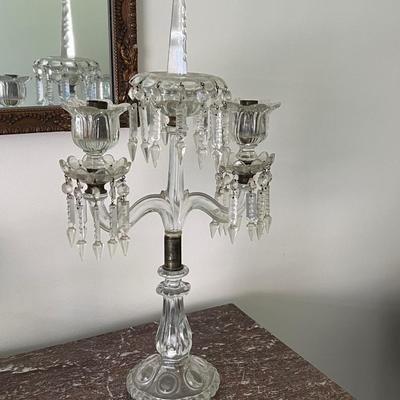 Vintage Crystal Candelabra *Read Details