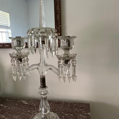 Vintage Crystal Candelabra *Read Details