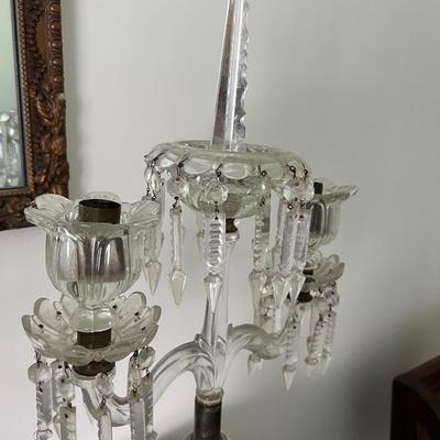 Vintage Crystal Candelabra *Read Details