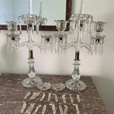 Vintage Crystal Candelabra *Read Details