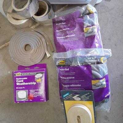 Home repair weatherization hardware / stripping