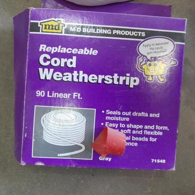 Home repair weatherization hardware / stripping