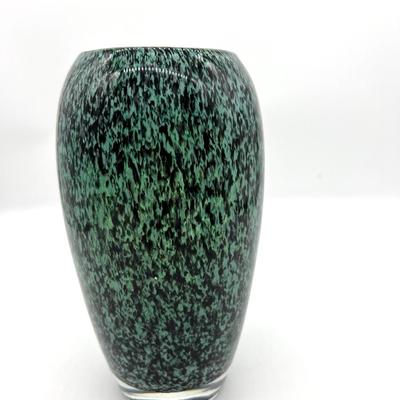 LOUIS MULCAHY Pottery & Glass Vase Hand Blown?
