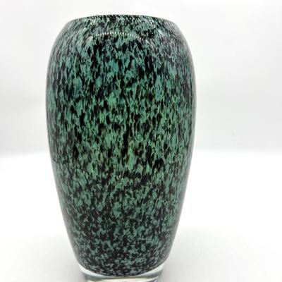 LOUIS MULCAHY Pottery & Glass Vase Hand Blown?