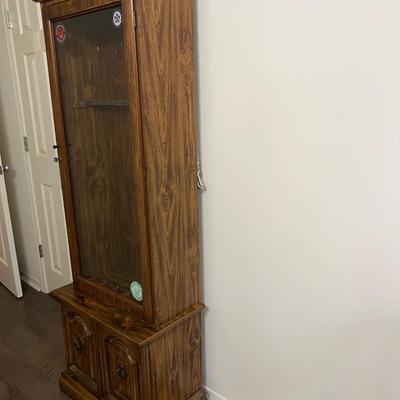 Wooden Gun Cabinet With Lock