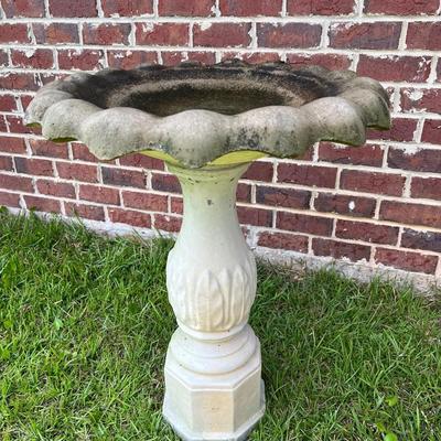 Concrete Bird Bath