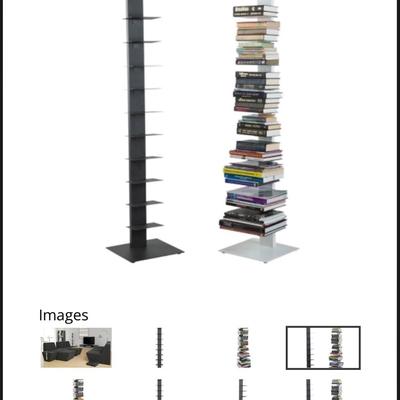 Sapiens 80 INCH Adjustable Bookcase Tower Pair