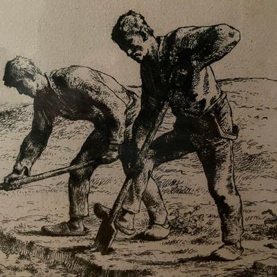 â€œThe Diggersâ€ by JeanFrancois Millet