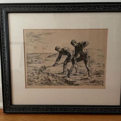 â€œThe Diggersâ€ by JeanFrancois Millet