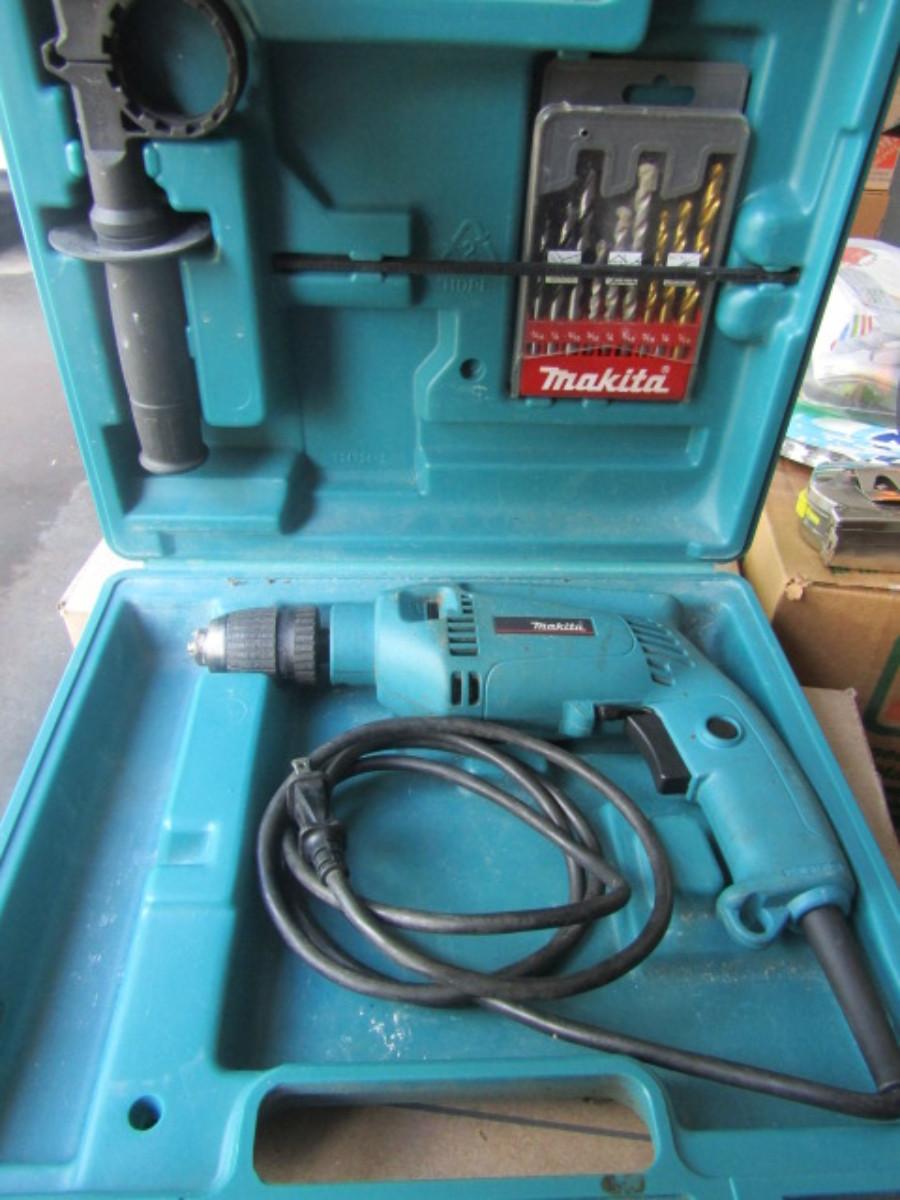 Makita Hammer Drill with Bits