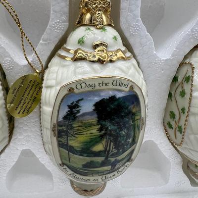 BRADFORD EDITION Irish Blessings Heirloom Porcelain Ornament Collection