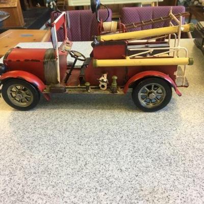 Metal Model of a Fire Truck