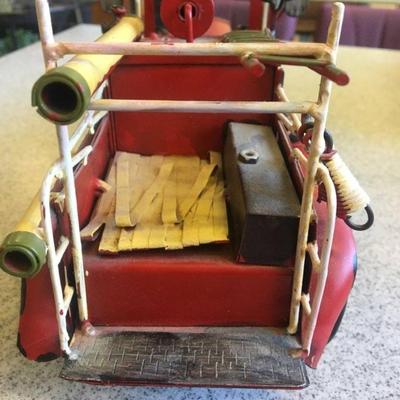 Metal Model of a Fire Truck