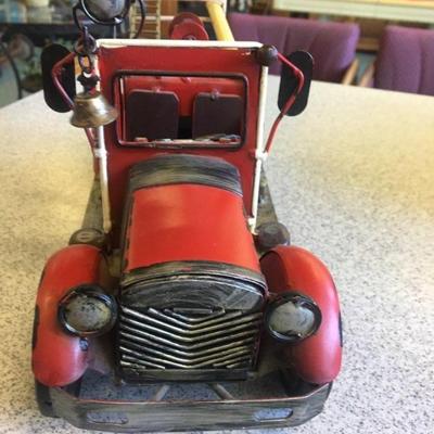 Metal Model of a Fire Truck