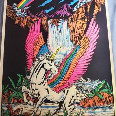 Vintage Original 1986 Pegasus Blacklight