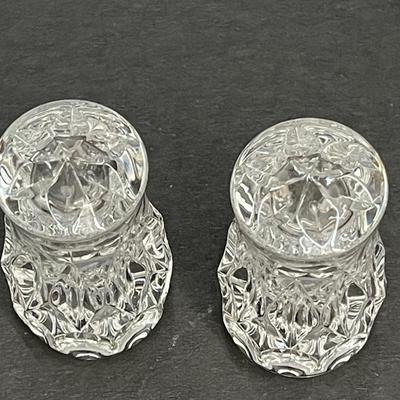 Gorham Althea Lead Crystal Salt & Pepper Shakers