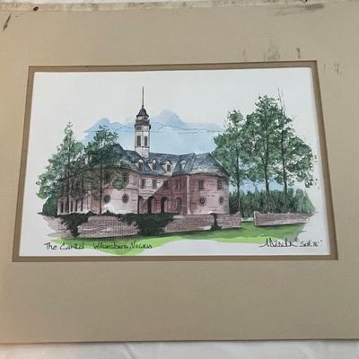 Original Signed Watercolor 