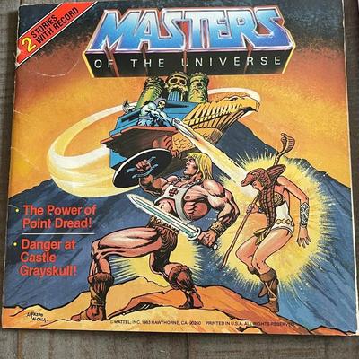 He Man Masters of the Universe 1983 2 Stories with Record