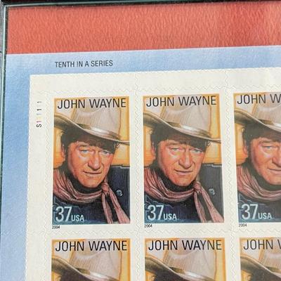 John Wayne Legends of Hollywood 20 - 37cent Stamp Sheet - Mint Condition - Unused