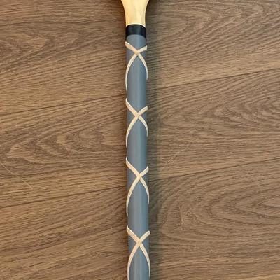 Handpainted and Handcrafted Daughty Wolf Canoe Paddle