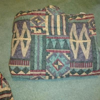 Springs Queen sized comforter with bed skirt and sheet