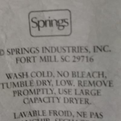 Springs Queen sized comforter with bed skirt and sheet