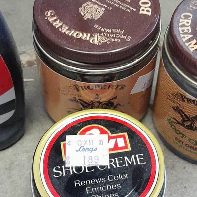 Boot and shoe polish, and Mink oil all good!