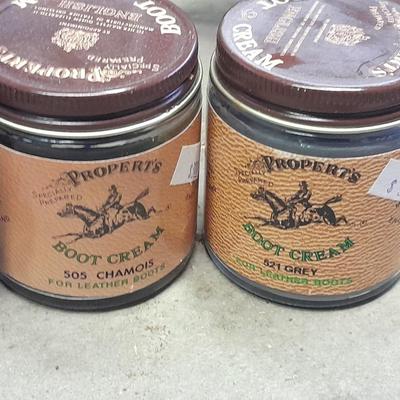 Boot and shoe polish, and Mink oil all good!