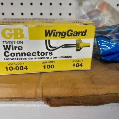 Huge lot of electrical / trailer wire, Lights, and more