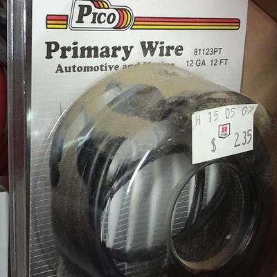 Huge lot of electrical / trailer wire, Lights, and more