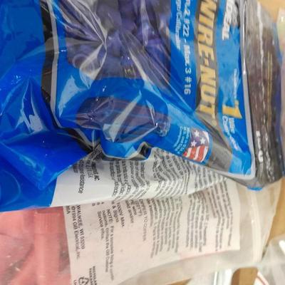 Huge lot of electrical / trailer wire, Lights, and more