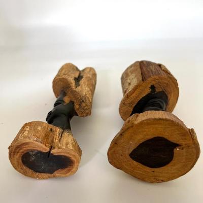 Makonde/African Mpingo Carving Pair