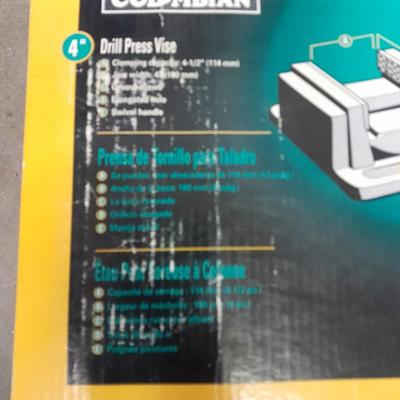 Milwaukee Corded drill with drill press vise