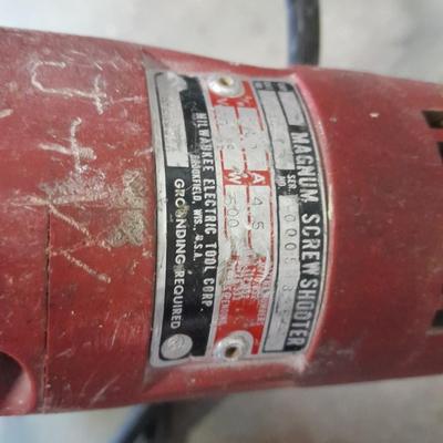 Milwaukee Corded drill with drill press vise