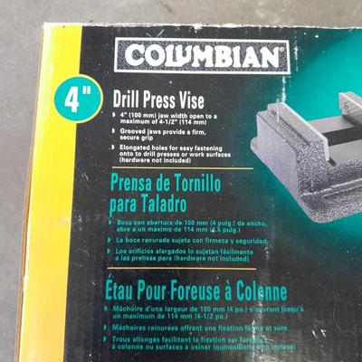 Milwaukee Corded drill with drill press vise