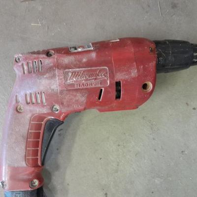 Milwaukee Corded drill with drill press vise